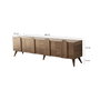 Hanah Home New Line - Walnut v2 Mueble para TV Nogal